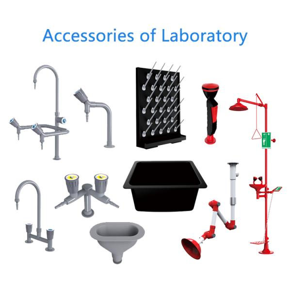 Commercial Chemistry Lab Table Top Stainless Steel Workbench With Cabinets