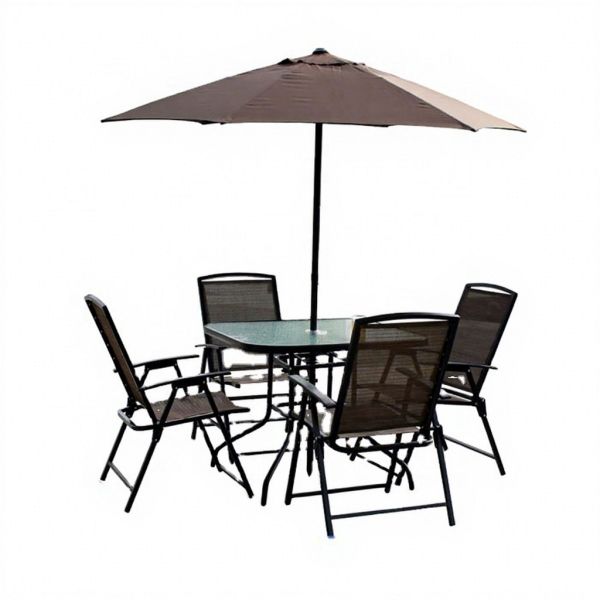 HIFINE Hot Selling Steel Folding Chairs and Tables Garden Furniture Set-Folded Outdoor