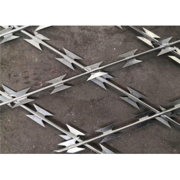 100x200mm Square Straight Line Razor Wire Concertina
