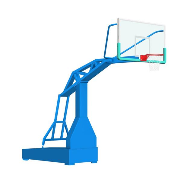 Manual Hydraulic Basketball Hoop Stand Indoor Backboard Size 1800 x 1050MM