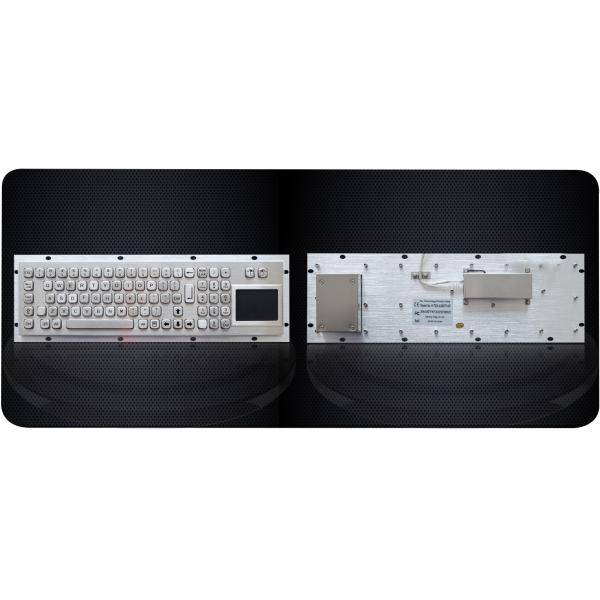 Industrial Metal Keyboard With Touchpad With USB Or PS2 Interface