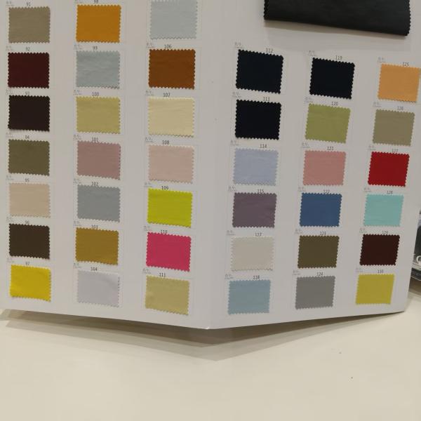 Anti Wrinkle Polyester Clothing Fabric 105GSM Evening Dress Fabric Lightweight