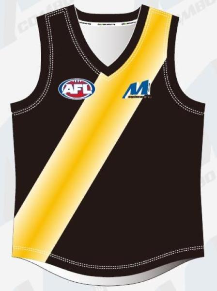 Training Aussie Rules Jersey / Shirts Fast Dry 50cm Body 36cm Chest