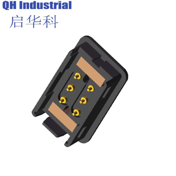 6Pin Greece Charger Connectors Magnetic spring loaded pin To Usb spring loaded pin Connector For Smart Watch