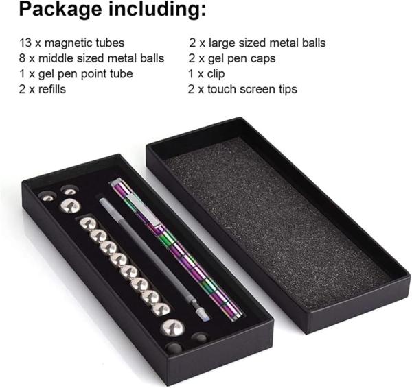 Multifunctional Deformable Magnetic Fidget Pen For Kids Creativity Exercise