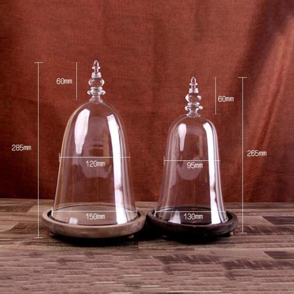 Custom Home Decorative Bell Transparent Glass Cover