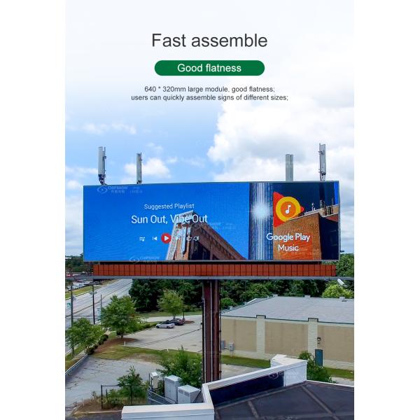 P4 P667 Energy Saving Front Service Painel De LED Module Outdoor Full Color Video Wall LED Display Screen