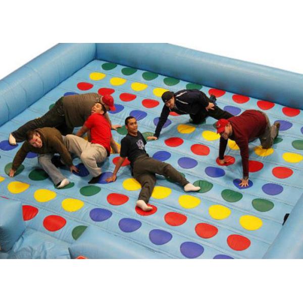 0.55mm PVC Outdoor Playing Inflatable Twister Sport Games Logo Customized