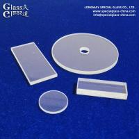 Lentilles en verre plat à feuille de verre borophloate borosilicate transparente pour appareils électroniques grand public