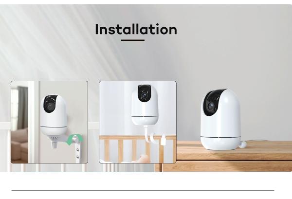 5.5 Inch Large Video Screen Baby Monitor With Two Way Audio  Smart Baby Monitor With Camera