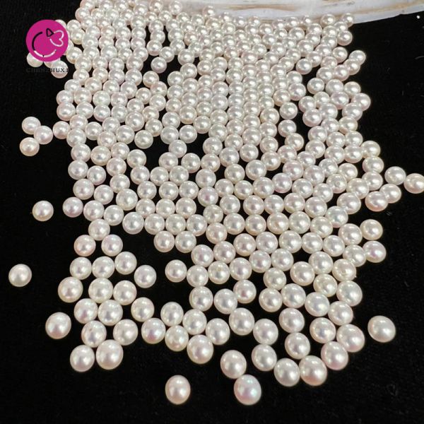Mini Size 1.5-2mm Freshwater Cultued Real Loose Pearl Beads Without Hole Drilled for DIY Jewelry Making