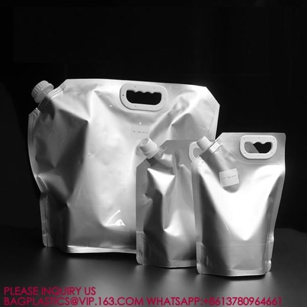 Food Packaging Bag Aluminum Foil Liquid Spout Pouch Stand Up Pouch With Spout For Liquid
