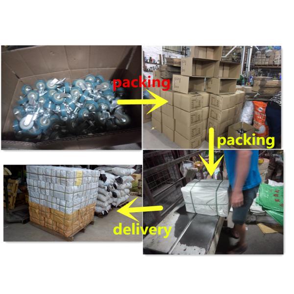 Soft Rubber Wheel For Trolley Bolt Hole Casters Apparatus Castors
