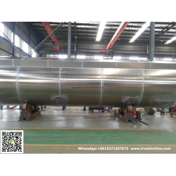 Aluminum Alloy  Wheat Flour Bulk Tanker with Tipping Hydraulic Cylinder (6000USG-10000USG ）whApp:+8615271357675