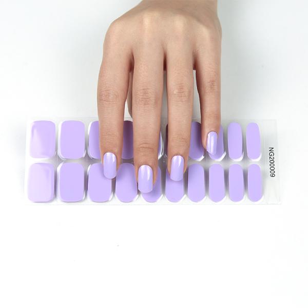 New design gel nail wraps New design Gel nail stickers with UV lamp