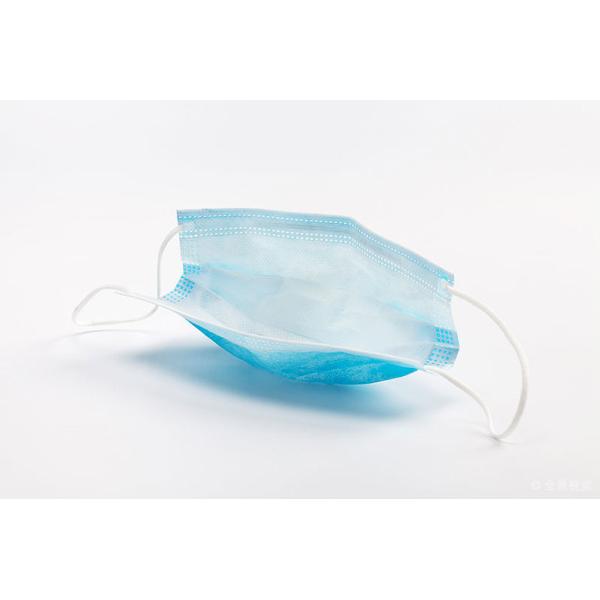 Blue Dispsoable Medical Mask 3 Ply Anti Dust Melt Blown Surgical Mouth Mask