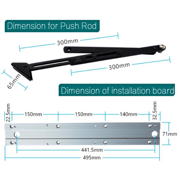 IP12D Auto Door Opener Aluminum Alloy Housing 240VAC 30s Holding Time