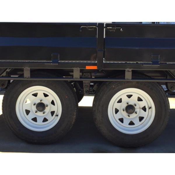 Safety 10x6 Tray Top Trailer , Flat Top Tandem Trailer Heavy Duty