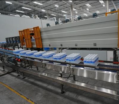 PLC Control Water Bottle Bundling Machine For Beverage Industry