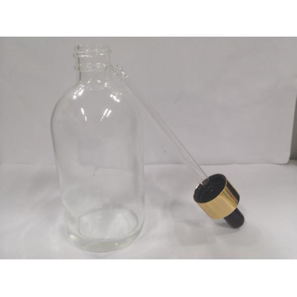 стеклянные косметические бутылки капельницы 100мл с золотом Шинны картина и печатание воротника изготовленные на заказ