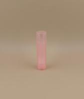 Customized Plastic Small Smooth Clear Pink Lip Balm Packaging for Lipsticks