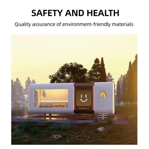 2025 Nouvelle maison en aluminium Apple Cabin Mobile maison intégrée extérieure