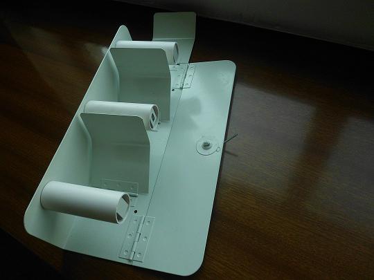 Wall Mounted Jumbo Roll Tissue Dispenser , Triple Jumbo Toilet Paper Holder