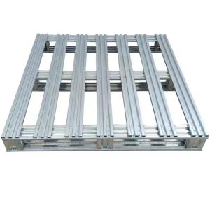 Development Galvanized 4 Way Forklift Access Steel Pallet for Workshop Stackable