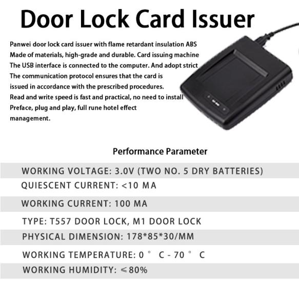 Zinc Alloy Frame RFID Hotel Door Locks 24 Months Warranty For Aluminum Steel Door