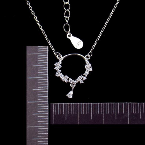 Colar de prata do projeto 925 do vintage para o chapeamento de ouro da Rosa das mulheres