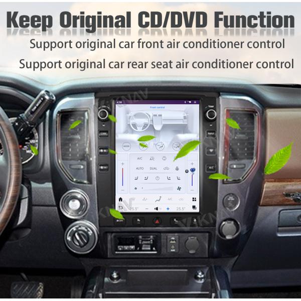 12.1 дюймовый сенсорный экран для 2016-2019 Nissan Titan GPS навигационный мультимедийный проигрыватель Android беспроводной Carplay