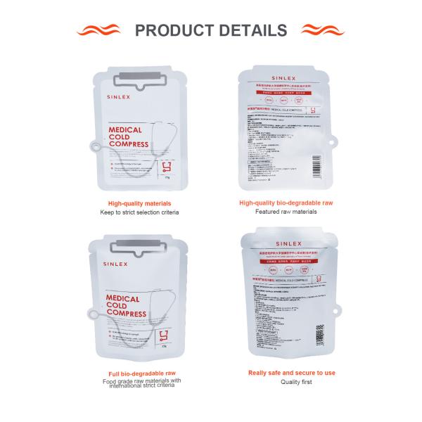 Anti Transparent Aluminum Foil Lined Bags Stand Up Special Shaped