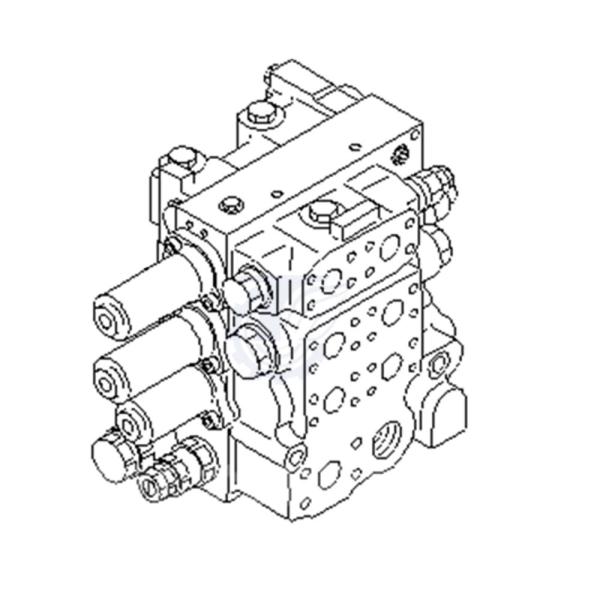 723-63-12101 723-63-12100 723-63-11104 Hydralic Main Control Valve for Komatsu D65E D65E-12 D85E D85ESS Excavator Wheel Loader Parts Aftermarket Original