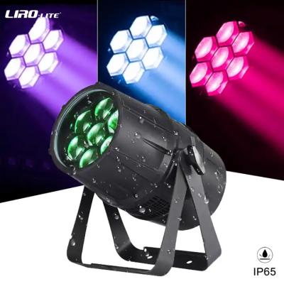 Outdoor IP65 7pcs 40w LED Par Zoom Rgbw Par Wash Lights RGBW 4IN1