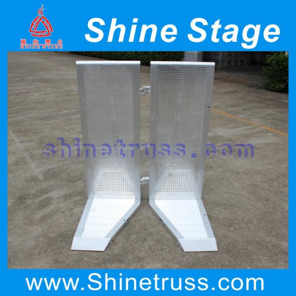 Manufacturer of aluminum crash barrier Alumium Crowd control barrier mojo barrier