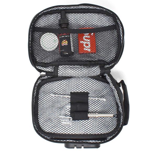 Premium Polyester Smell Proof Stash Bag With Lock OEM ODM Acceptable