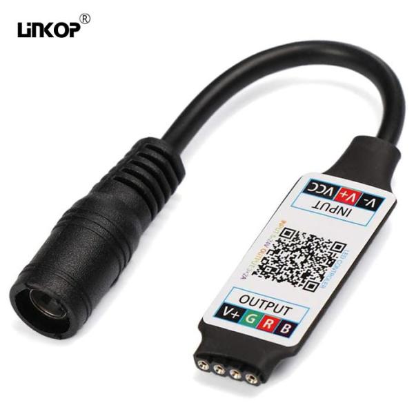 Mini Bluetooth Led Controller Music And Voice Controlled For Rgb Light Strips