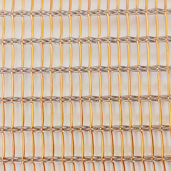 UV Protection Metal Laminated Glass , Fabric Laminated Glass With Metal Mesh