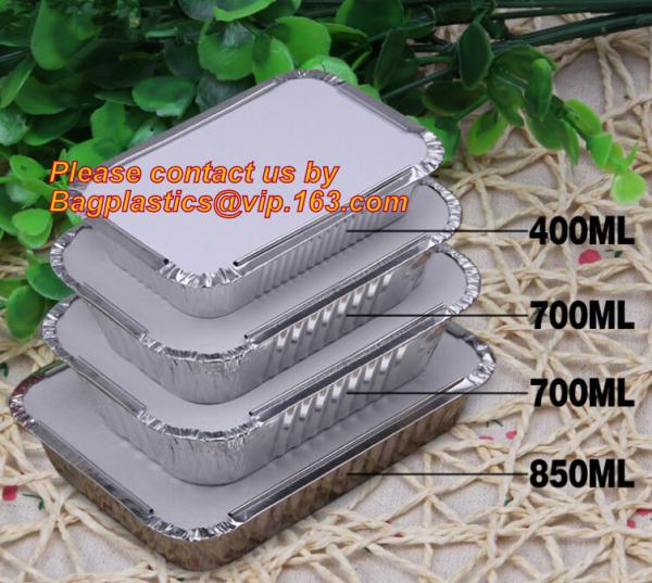 Disposable Aluminium Foil Tray, Container for Food Packaging, foil lunch box, aluminum lunch box, foil bowl, deli tray