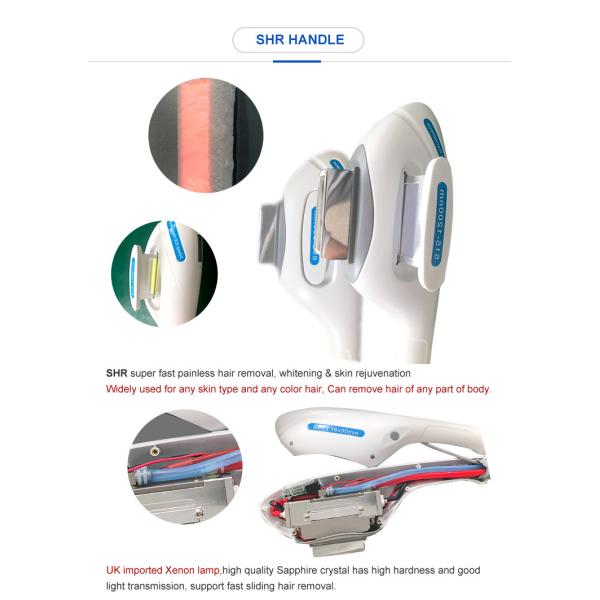 Vertical Ipl Wavelength 640nm Opt Hair Removal Machine