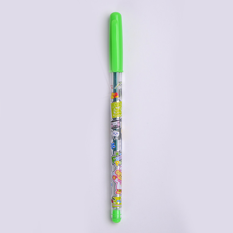 Wholesale printing colourful cartoon blink gel ink pen