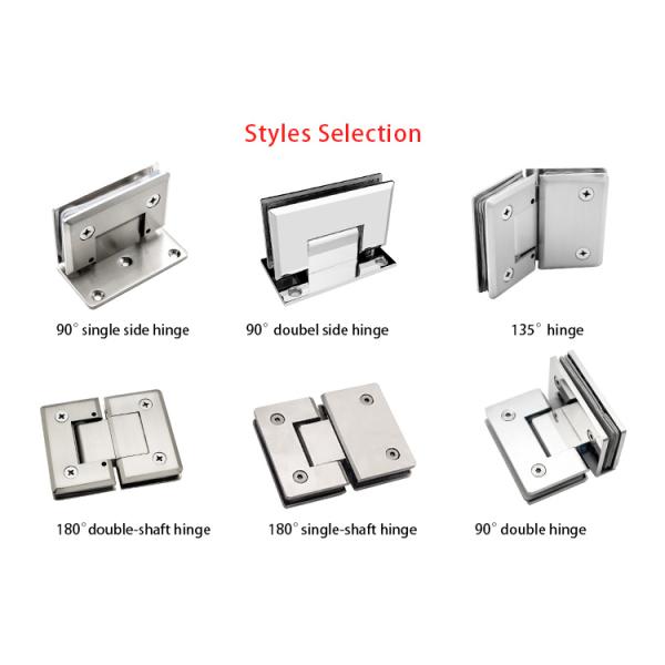 600-800 мм Ширина двери Нержавеющая сталь 304 Гидравлические стеклянные шестерени для двери душа