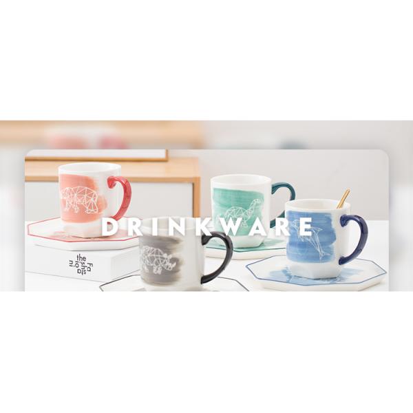 Matte Nordic Ceramic Cappuccino Cup , Flower Shape Ceramic Pottery Coffee Mugs