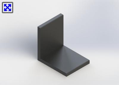 Customized Black Anodized Aluminum Angle , Aluminium Angle Profiles Highly Durable