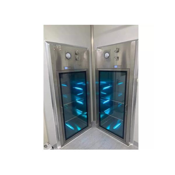 Коробка пропуска стабильной высокой точности безопасности чистая динамическая с УЛЬТРАФИОЛЕТОВОЙ лампой 0.3м/с