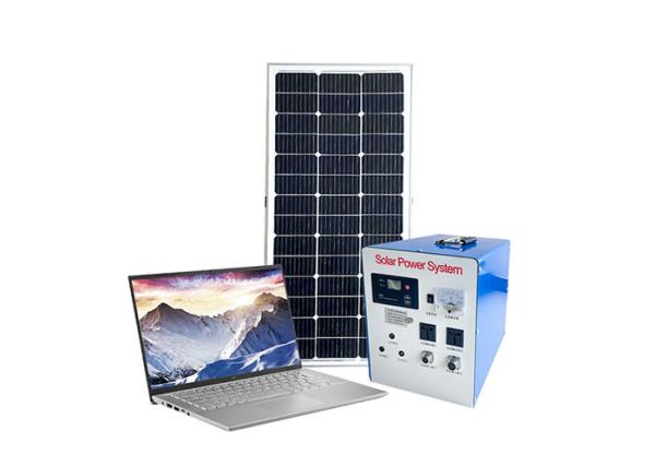 Lightweight 12 Volt Off Grid Power Systems Mono / Poly Silicon With Lead Acid Battery