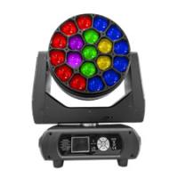 19pcs 40W de alta potencia RGBW 4 en 1 LEDs LED Beam Wash con canal DMX de 22/36/57/76CH