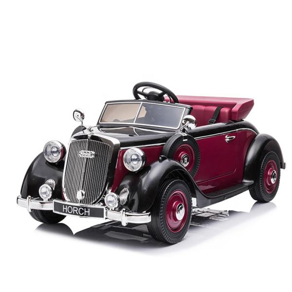 Двухместный 12В детский автомобиль с дистанционным управлением и картонным размером 138*63*40 см