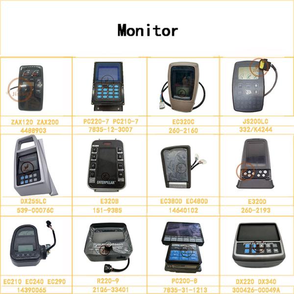 Экран LCD дисплея с плоским экраном монитора экскаватора KHR3825 KHR10054 для частей строительной техники