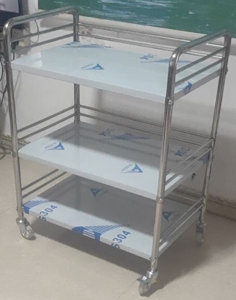 ODM Lockable Medical Trolley Cart Clinical Hospital Equipment For Records Storage